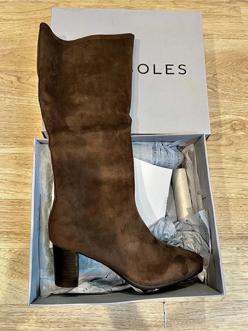Aerosoles Micah Women's Brown Heeled Boots US 11 NWT